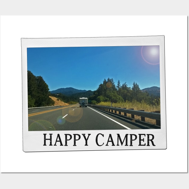 snapshot road trip (happy camper) Wall Art by mystudiocreate